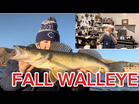 FALL WALLEYE AND PIKE CATCH AND COOK( biggest walleye on the CHANNEL)