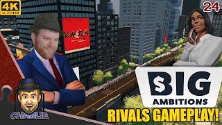 FOUR NEW BUSINESSES, AND IT BARELY PHASES HER! - Big Ambitions Rivals Gameplay - 24