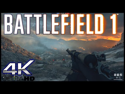Battlefield 1 Caporetto Conquest Assault Gameplay 4K