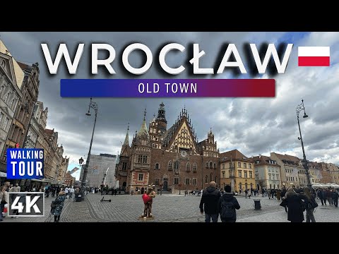 Walking Tour through Wrocław - Poland 4k