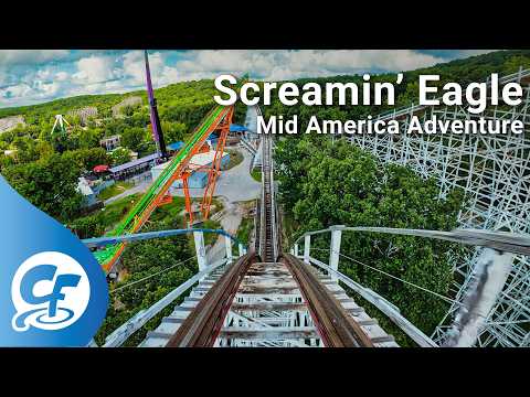 Front row point of view footage of Screamin' Eagle
