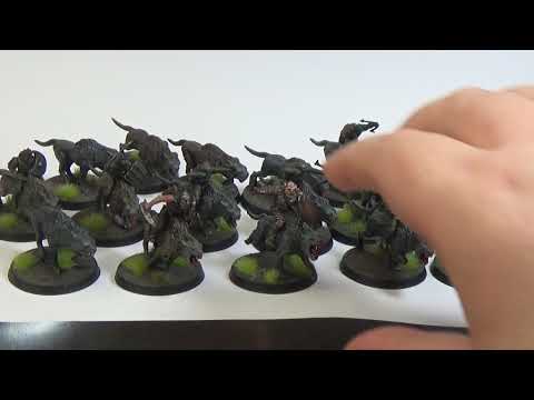 Lord of The Rings Warg Army Showcase - MESBG
