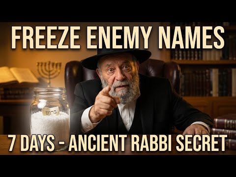 Rabbi: Jews Freeze Enemy NAMES With Salt — Watch Them Lose Power Over You in 7 Days (Ancient Secret)