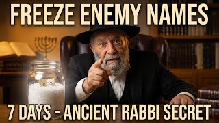 Rabbi: Jews Freeze Enemy NAMES With Salt — Watch Them Lose Power Over You in 7 Days (Ancient Secret)