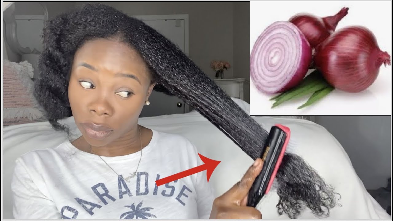 3 ways to use onions for massive Hair growth. How to make onion juice and oil for long, thick hair.