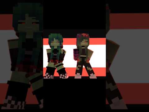 Monster School : Minecraft Zombie Girls Bellamy Demon Dance Part 2 | Minecraft Animation #shorts