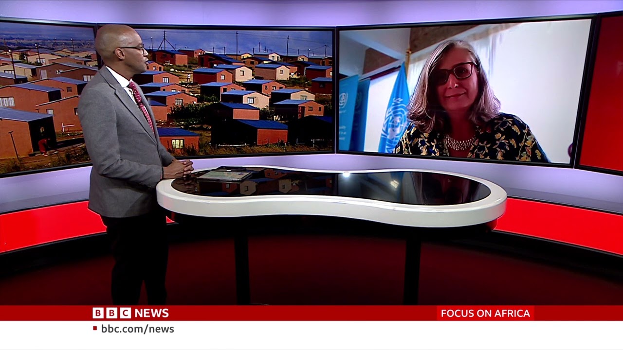 UN-Habitat Executive Director Anacláudia Rossbach speaks on the Second Africa Urban Forum