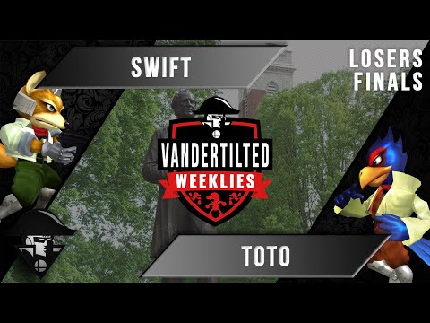 VanderTILTED #24 - Melee Singles - Swift (Fox) VS twotoestoto (Falco) - Losers Finals