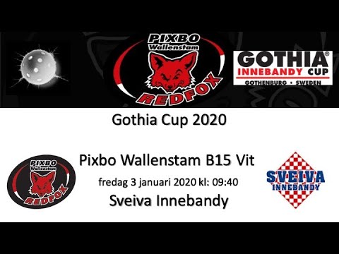 Pixbo Wallenstam Vit - Sveiva Innebandy P04 3 januari Gothia Cup 2020