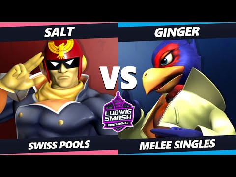 Ludwig Invitational - Ginger (Falco) Vs. Salt (Captain Falcon) SSBM Melee Tournament