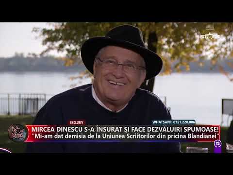 Mircea Dinescu s-a însurat și face dezvăluiri spumoase: Am luat bani din cutia milei!