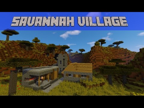 Cool Savannah Village - Minecraft Seeds