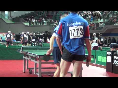 Table Tennis European Veterans Championships Bremen 2013Doppelsemifinale Z G Boehm A Fejer Konnert T