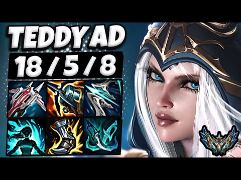 Ashe vs Varus ADC [ Teddy ] Lol Korea Challenger Patch 13.13 ✅