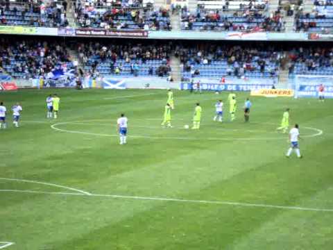 cd tenerife 1 getafe B 0 gol de luismi loro