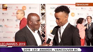 Actor Agape Mngomezulu Leo Awards 2019 Nominee Red Carpet Interview TheAfroNewsTV video