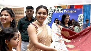 Actress Soniya Singh Grand Opening Mumbai’s Famous Saroj Fabrics at Banjara Hills