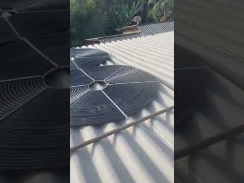 Sistema de Aquecimento Solar para Piscinas Instalado em São Lourenço da Serra/SP #energiasolar