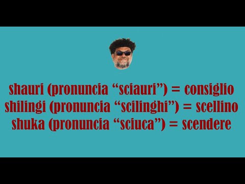 Lezioni semiserie di kiswahili - Quarta Puntata: "La pronuncia"