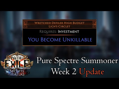 High Budget Mercenary + Sublime Vision Swap | Pure Spectre Wretched Defilers Week 2 Update |PoE 3.26