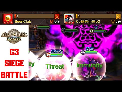 MOOKWOLOLOL !  - High G3 Siege - GOAT v Beer Club v CandyHouse - Summoners War