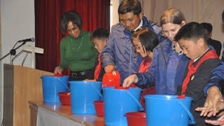 preview picture of video 'Global Handwashing Day 2018 Marked in DPRK'