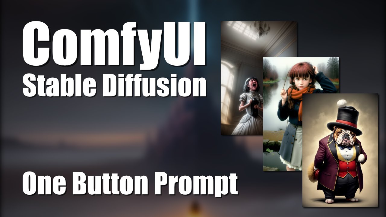 ComfyUI: One Button Prompt | Stable Diffusion | German | English Subtitles
