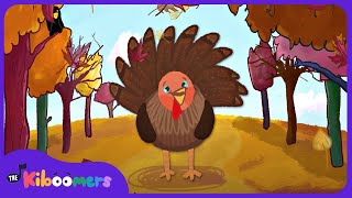 Turkey Hokey Pokey Song for Kids | Thanksgiving Songs for Children | The Kiboomers