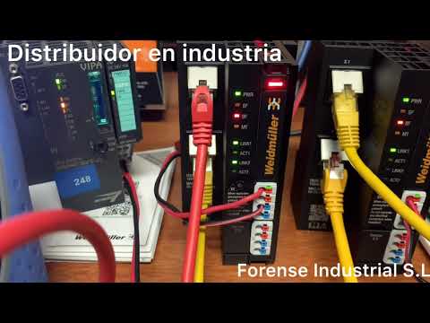 Forense Industrial, primer tester PROFINET. IO Weidmüller Profinet ensayo 1