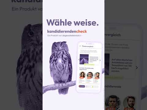 Video Thumbnail: Wähle weise - mit dem kandidierendencheck von abgeordnetenwatch
