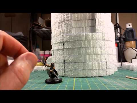 Castle Terrain, Wizard Keep Project WIP 7 - The Two Back Towers