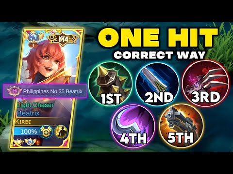 ONE HIT BUILD TUTORIAL!!!🔥 THE CORRECT WAY OF BEATRIX BROKEN BUILD🔥