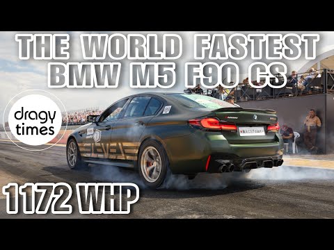 1300 HP BMW M5 F90 CS | Insane Dragy Times | 1/4 Mile in 8.94 sec with 251 Km/h
