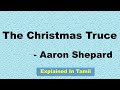 The Christmas Truce Aaron Shepard Class 9 Explained In Tamil