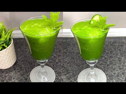 Morning drink | healthy refreshing weight loss green smoothie
