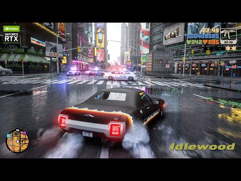 GTA III Remake™ 2023 - Action & Police Chase Gameplay! Grand Theft Auto III Remake Concept