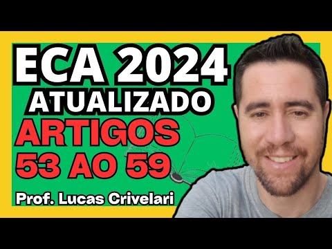 ECA 2024: ATUALIZADO E COMENTADO - ARTIGOS DO 53 AO 59