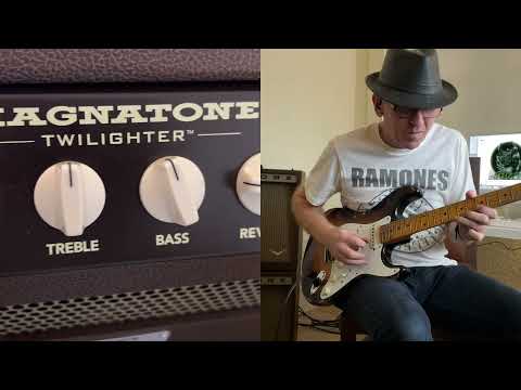 MARK FOLEY LEN-E HAND WOUND STRAT PICK UPS "SRV- COLD SHOT" DEMO & MAGNATONE TWILIGHTER AMPLIFIER