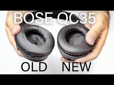 BOSE QC35 純正イヤーパッド交換 やり方解説 (i & ii 共通)