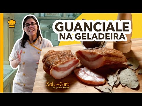 COMO FAZER GUANCIALE FÁCIL | PAPADA SUÍNA MATURADA NA GELADEIRA | CHARCUTARIA SAL DE CURA