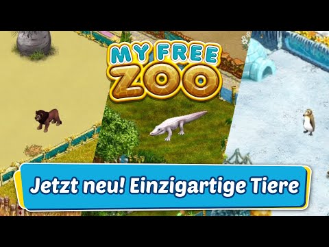 Neu in My Free Zoo! 🦁🐧 🐊 Einzigartige Tiere
