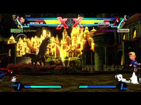 Ultimate Marvel vs Capcom 3 (PS3) -- Non-Ranked Matches 157 - VIEWTIFUL JOE