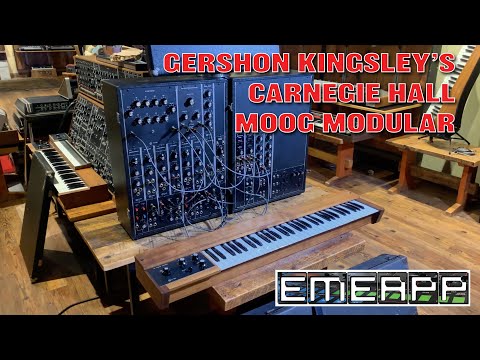 Wanna see Gershon Kingsley's Moog used at the First Moog Quartet's premiere Carnegie Hall concert?