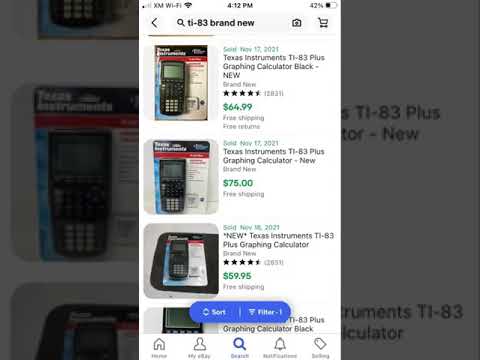 TI-83 Calculator Flip #shorts