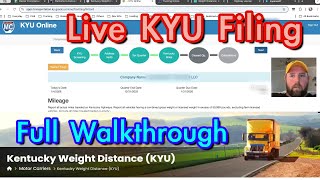 How to File KYU Kentucky Weight Distance Tax - Step by Step Tutorial for MC/DOT Authority