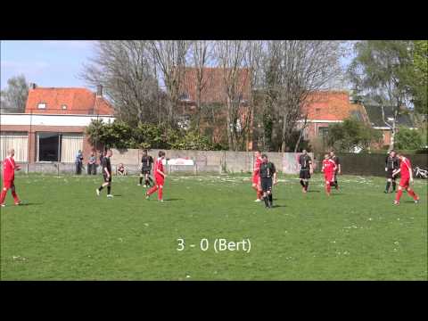 FC Corgas tegen VK Brouwerijtje St-Baafs-Vijve: 3 - 1