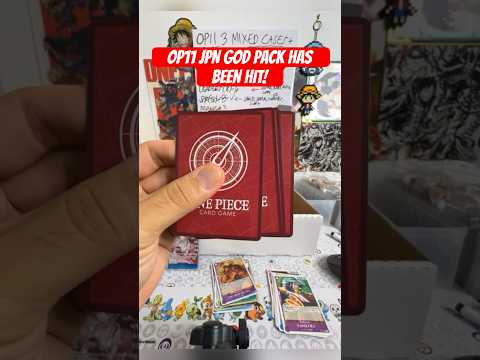 GOD PACK HAS BEEN PULLED from OP11 Japanese 😳🔥 #shorts #onepiece #godpack