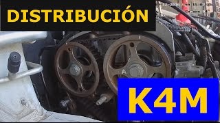 Correa DISTRIBUCIÓN K4M y Puesta a Punto, Renault SANDERO Privilege 2013 - PASO A PASO su reemplazo.