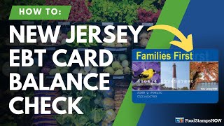 New Jersey EBT Balance Check Instructions