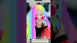 UNICORN 🦄 HAIR ON ROSE 💖 BLACKPINK #kpop #blackpinkedit #bornpink #blink